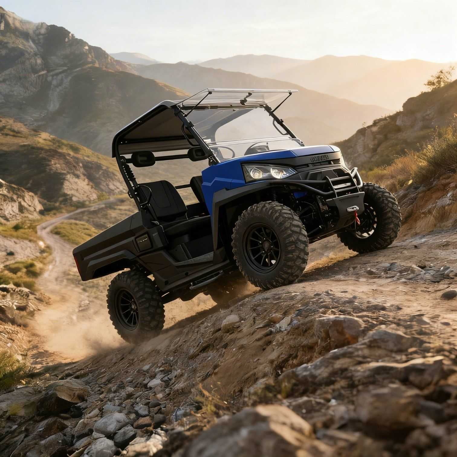 10KW AC-motor 4WD UTV 73,6V 400mm Vading 80-100km rekkevidde