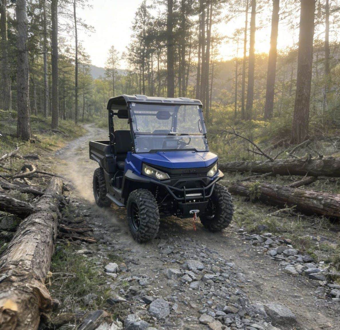 4WD Electric Ranch UTV Farm 73,6V 150Ah-kontroller 20KW Peak
