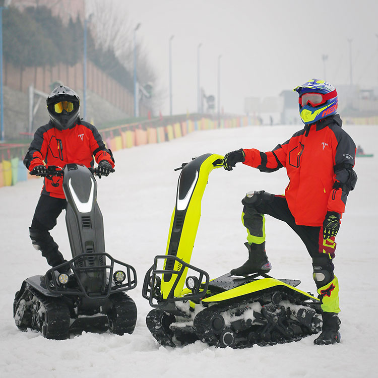72 Volt Kraftig multifunksjonell tospors terrengsnøscooter ATV Underholdningskjøretøy