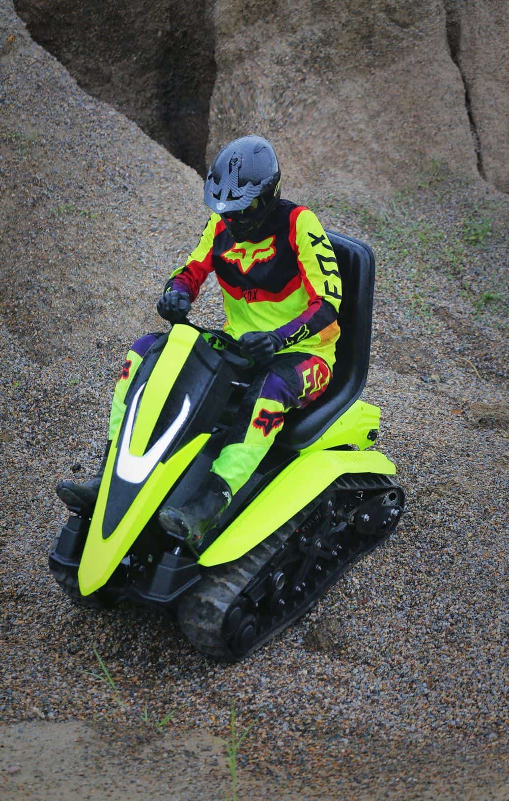 72V elektrisk tospors snøscooter terreng