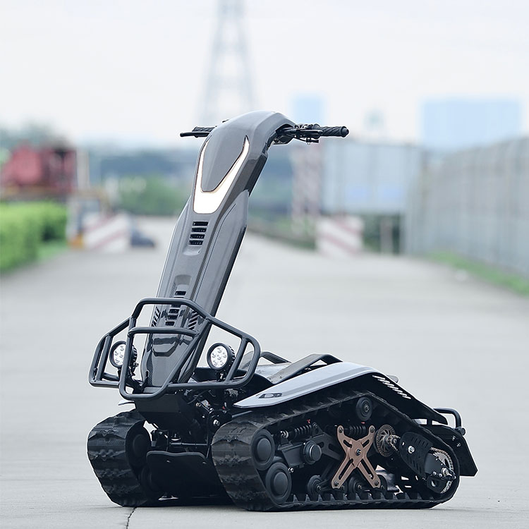 72V sammenleggbart litiumbatteri elektrisk snøscooter tilgjengelig på alle terreng