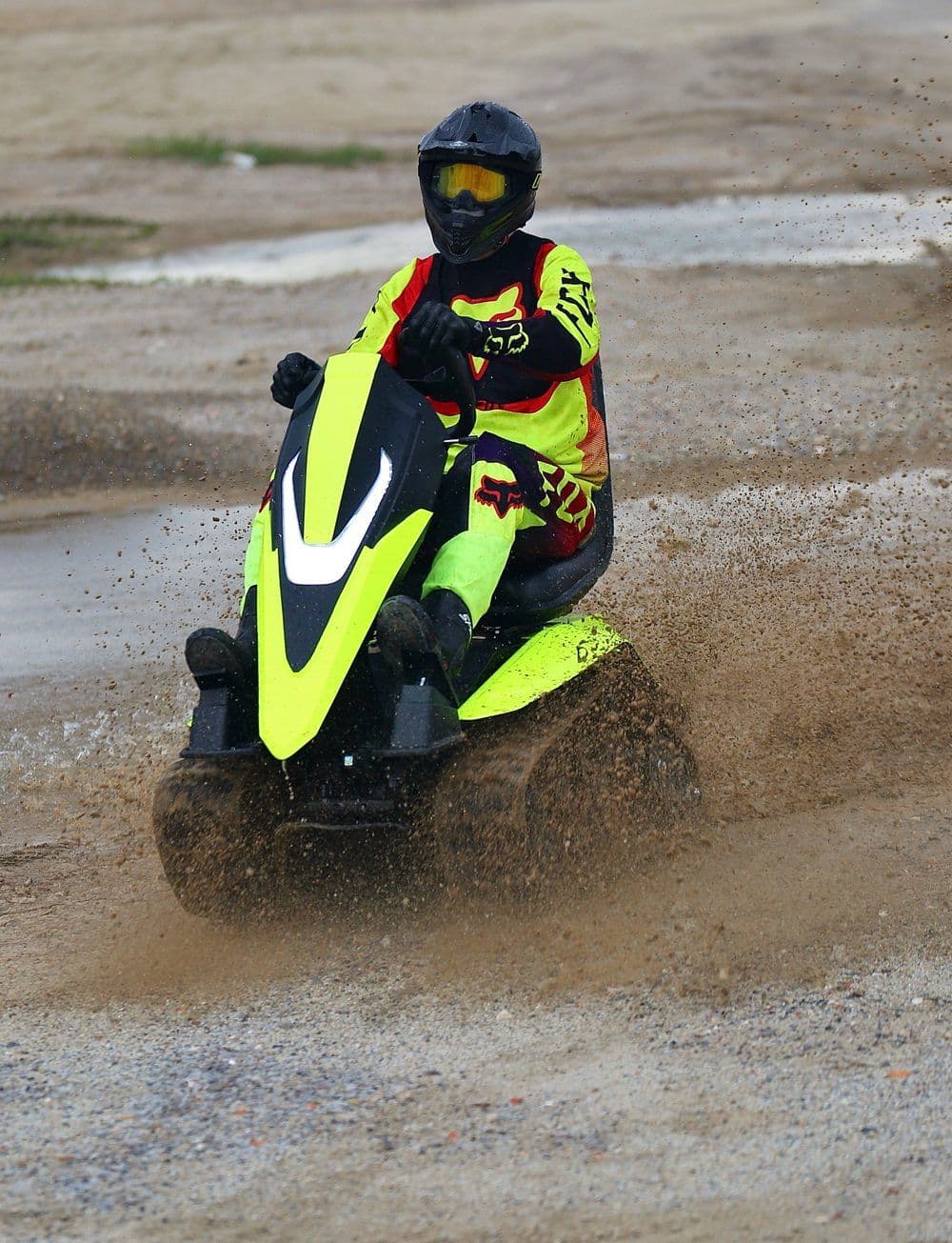 72V litiumbatteri Dobbeltsporet terrengbane elektrisk kart ETV