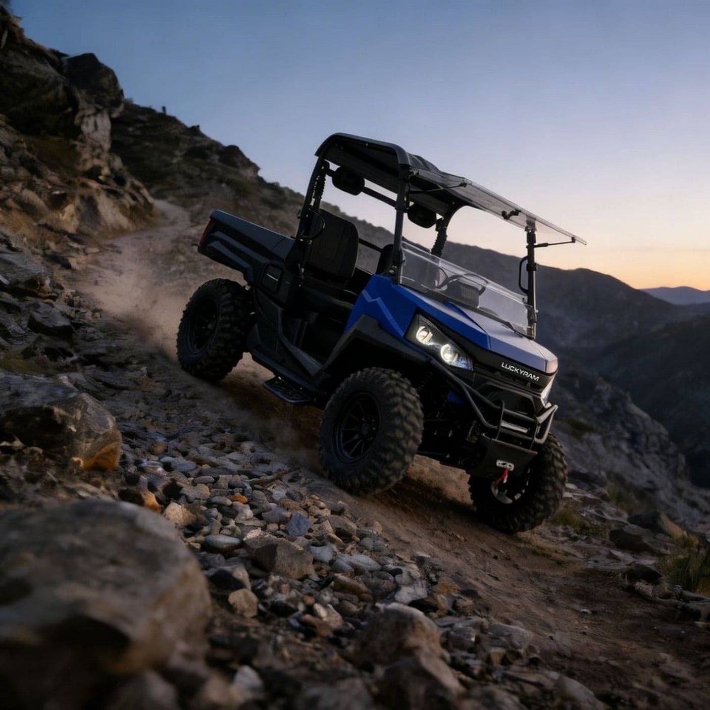 73,6V Elektrisk UTV 4WD EPS Styring 20KW toppeffekt for jakt