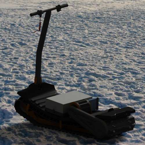 Elektrisk snøscooter-snowfox