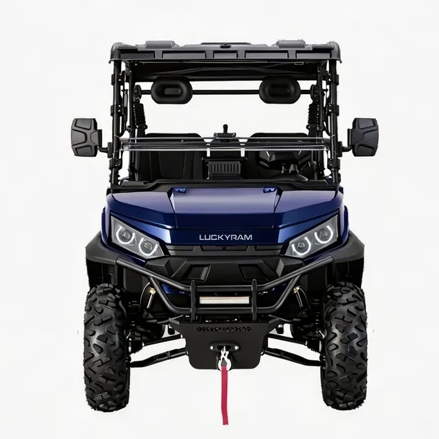 Elektrisk UTV 73,6V 150Ah 4WD 670kg Lasting 400A-kontroller