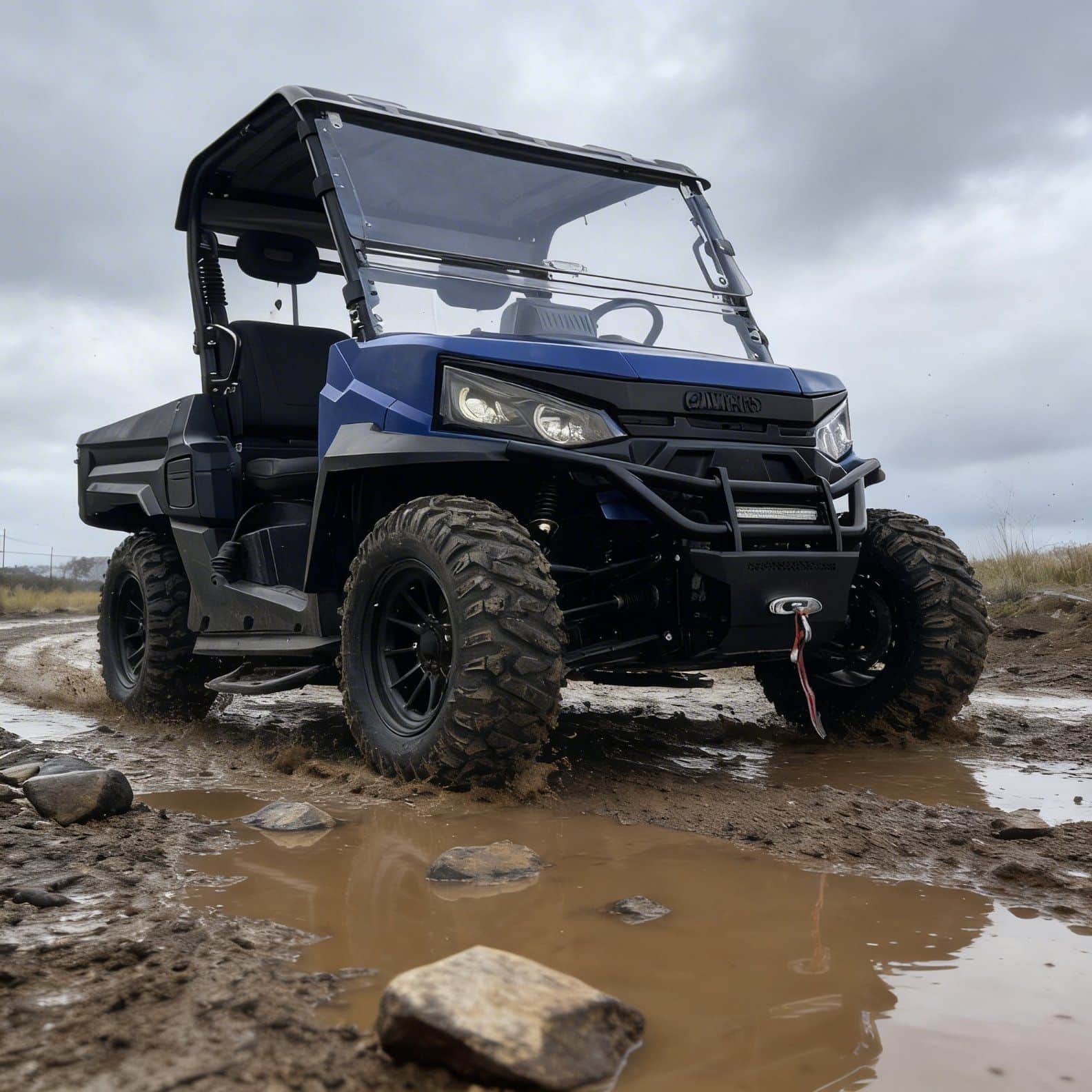 Elektrisk UTV 73,6V 20KW Peak Power 4WD 400A-kontroller Off Road